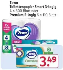 Rossmann Zewa Toilettenpapier Smart 3-lagig Angebot
