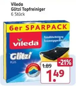 Rossmann Vileda Glitzi Topfreiniger Angebot