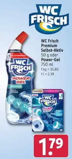 Rossmann WC Frisch Premium Selbst-Aktiv Power-Gel Angebot