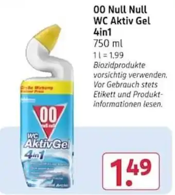 OO Null Null WC Aktiv Gel 4in1