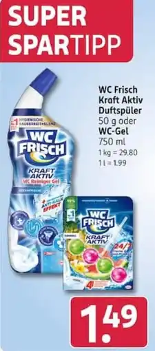Rossmann WC Frisch Kraft Aktiv Duftspüler Angebot