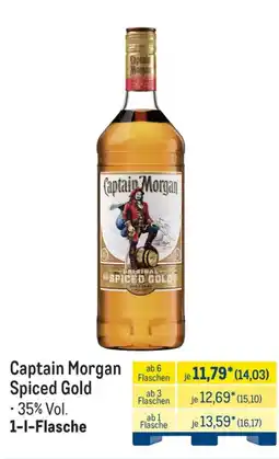 METRO Captain Morgan Spiced Gold Angebot