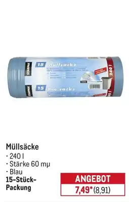 METRO Müllsäcke STARPAC Angebot