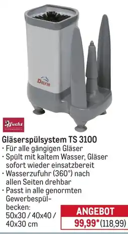 METRO Gläserspülsystem TS 3100 Delfin Angebot
