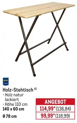 METRO Holz-Stehtisch Angebot