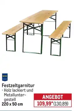 METRO Festzeltgarnitur Angebot