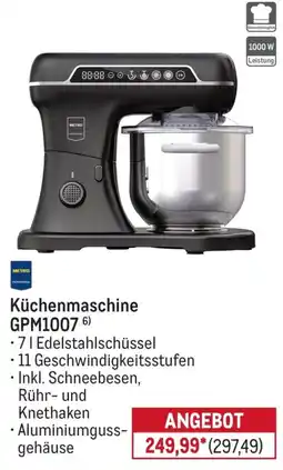 METRO Küchenmaschine GPM1007 Angebot