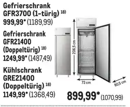 METRO Gefrierschrank GFR3700 (1-türig) Angebot