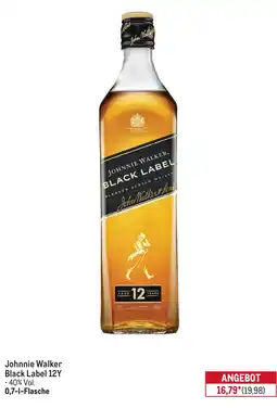 METRO Johnnie Walker Black Label 12Y Angebot