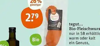 tegut Tegut... Bio-fleischwurst Angebot