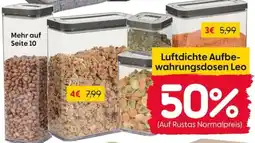 Rusta Luftdichte Aufbewahrungsdosen Leo Angebot