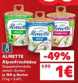 Kaufland Almette Alpenfrischkäse Angebot