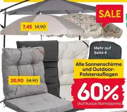 Rusta Alle Sonnenschirme und Outdoor-Polsterauflagen Angebot
