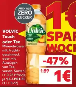Kaufland Volvic Touch oder Tee Angebot