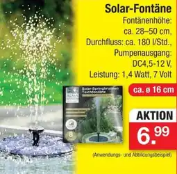 Zimmermann Solar-Fontäne Angebot