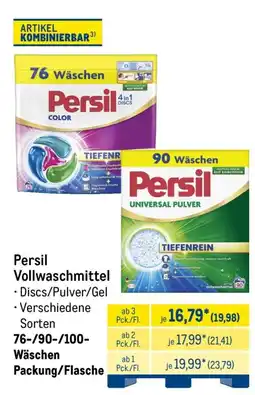 METRO Persil Vollwaschmittel Angebot