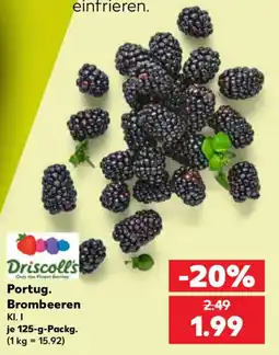 Kaufland Driscoll's Portug. Brombeeren Angebot