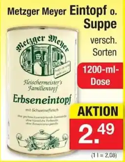 Zimmermann Metzger Meyer Erbseneintopf Angebot