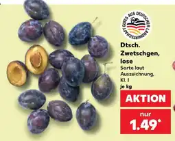 Kaufland Dtsch. Zwetschgen Angebot