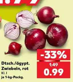 Kaufland Dtsch./ägypt. Zwiebeln, rot Angebot