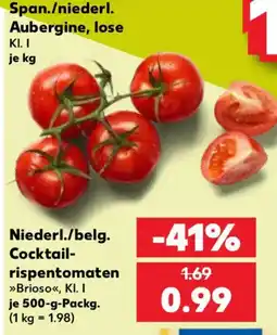 Kaufland Niederl./belg. Cocktail-rispentomaten »Briso« Angebot