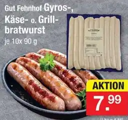 Zimmermann Gut Fehnhof Gyros-, Käse- o. Grill-bratwurst Angebot