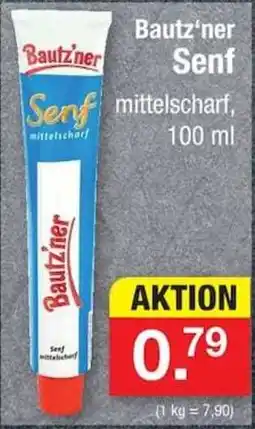 Zimmermann Bautz'ner Senf mittelscharf Angebot