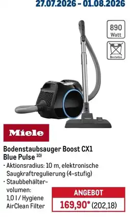 METRO Miele Bodenstaubsauger Boost CX1 Blue Pulse Angebot