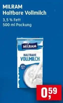 Handelshof MILRAM Haltbare Vollmilch Angebot
