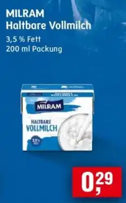 Handelshof MILRAM Haltbare Vollmilch Angebot