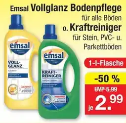 Zimmermann Emsal Vollglanz Bodenpflege o. Kraftreiniger Angebot