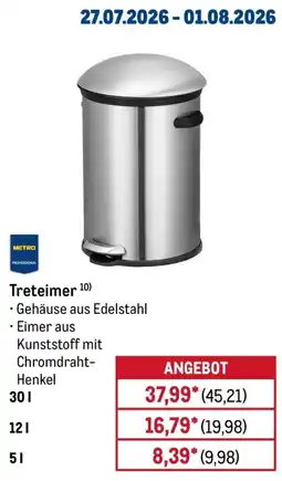 METRO Treteimer Angebot