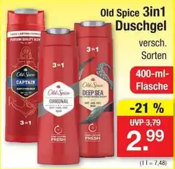 Zimmermann Old Spice 3in1 Duschgel Angebot