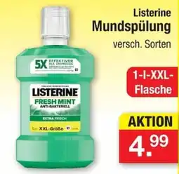 Zimmermann Listerine Mundspülung Angebot