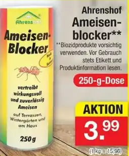 Zimmermann Ahrenshof Ameisen-Blocker Angebot