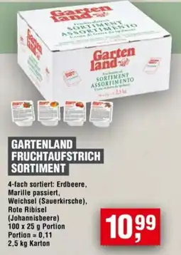 Handelshof GARTENLAND FRUCHTAUFSTRICH SORTIMENT Angebot