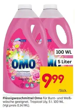 Rusta Flüssigwaschmittel Omo Angebot