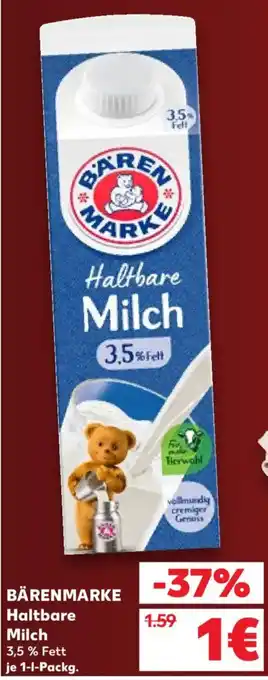 Kaufland BÄRENMARKE Haltbare Milch Angebot
