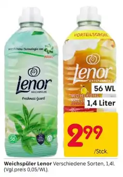 Rusta Weichspüler Lenor Angebot