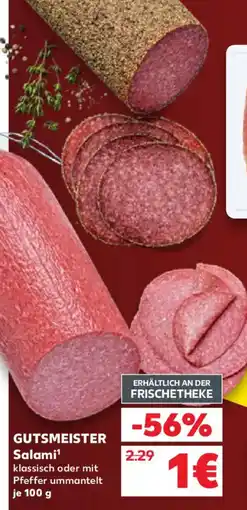 Kaufland GUTSMEISTER Salami Angebot