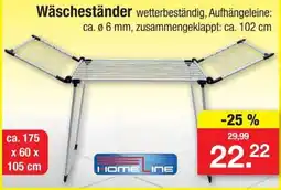 Zimmermann Wäscheständer HOME LINE Angebot