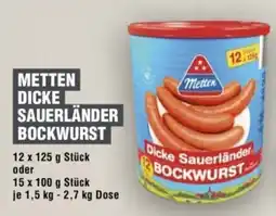 Handelshof Metten Dicke Sauerländer Bockwurst Angebot