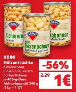 Kaufland KRINI Hülsenfrüchte Angebot