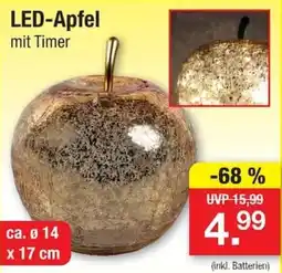 Zimmermann LED-Apfel mit Timer Angebot