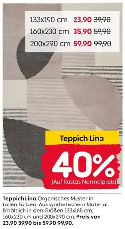 Rusta Teppich Lina Angebot