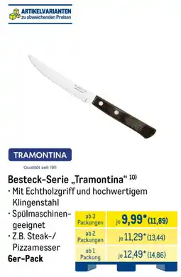 METRO Besteck-Serie "Tramontina" Angebot