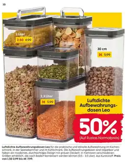 Rusta Luftdichte Aufbewahrungs-dosen Leo Angebot