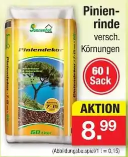 Zimmermann Pinienrinde Piniendekor Angebot