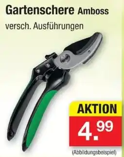 Zimmermann Gartenschere Amboss Angebot