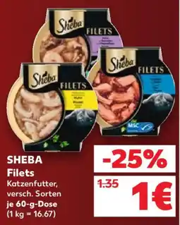 Kaufland SHEBA Filets Angebot